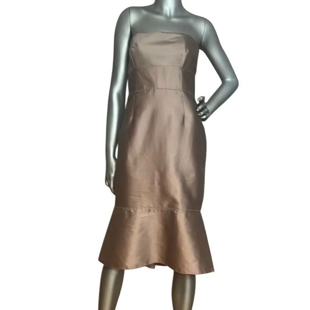 NWT Lela Rose Strapless Sheath Dress (023)